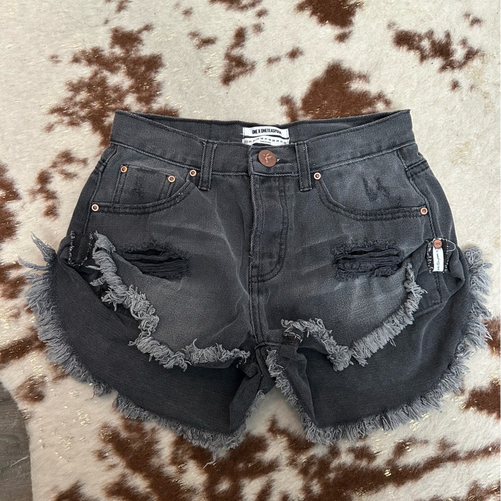 OneTeaspoon Bandit Relaxed Fit Shorts Jean Shorts